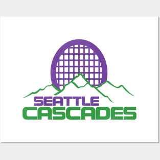 Seattle Cascades Defunct 70s Tennis Team Posters and Art